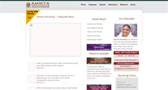 Desktop Screenshot of amritapuri.amrita.edu