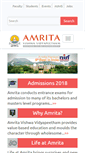 Mobile Screenshot of amrita.edu