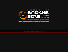 Tablet Screenshot of anokha.amrita.edu
